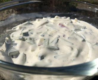 Tzatziki med äpple