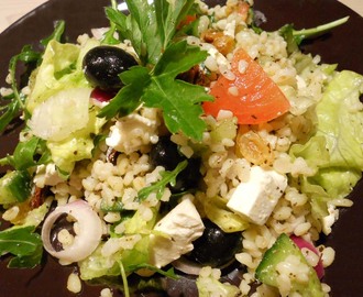 Grekisk bulgursallad