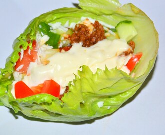 Taco i salladsblad (Lchf-mejerifritt)