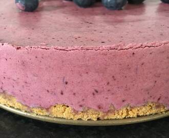 Blåbärs cheesecake