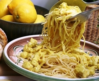 Pollo Limonello - Kyckling i krämig citronsås