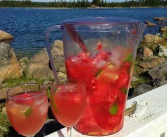 Vattenmelon sangria