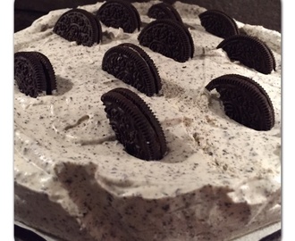 Oreo glasstårta