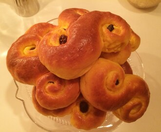 Glutenfria lussekatter