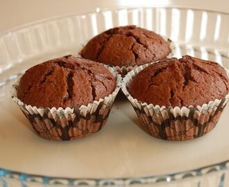 Amerikanska Chokladmuffins