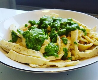 Äggpasta med Pesto