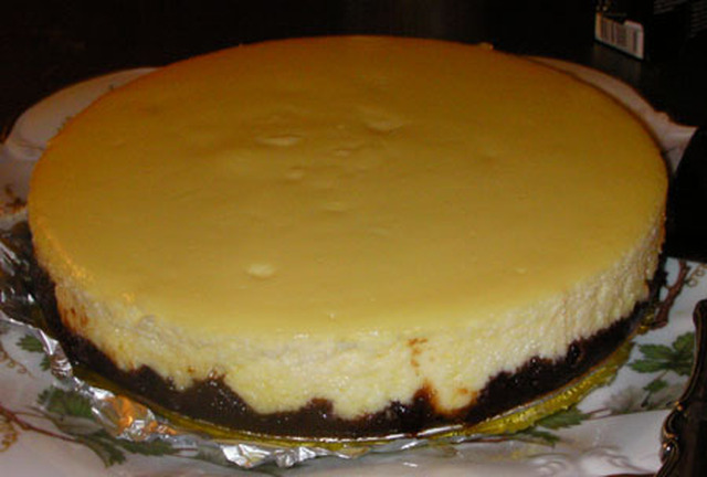 Cheesecake med choklad och lime