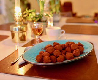 Chokladtryffel med smak av Calvados