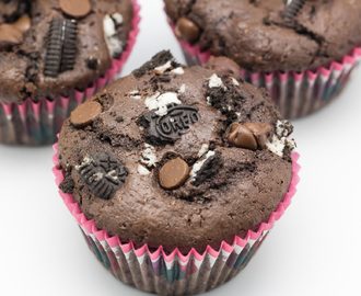 Espresso-Oreo Muffins