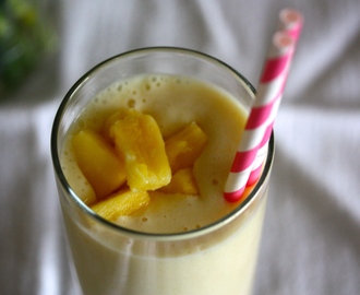 Frozen Pineapple and Banana Smoothie – Frusen Ananas och Banan Smoothie