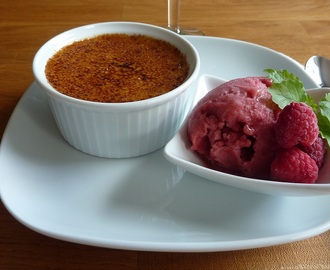 Crème brûlée med vit choklad