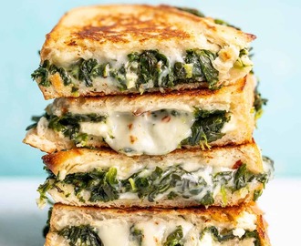 Spinach and Feta Grilled Cheese