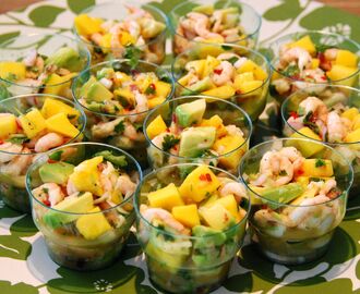 Ceviche med räkor