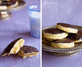 Mandelkakor med Apelsin & Choklad – Almond Cookies with Orange & Chocolate