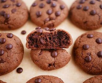 Double chocolate chip cookies