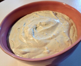 Avocado dressing med vitlök