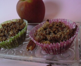 Äppelmuffins med crunch