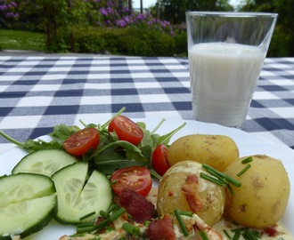 Sommarfeeling med örtkyckling och färskpotatis