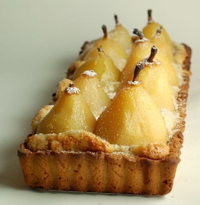French Pear Tart | Pear dessert, Fruit recipes, Pear tart