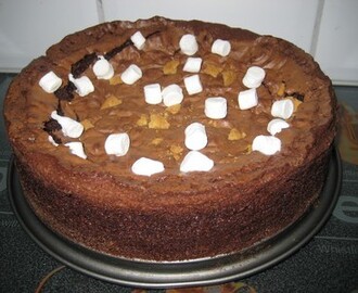 Browniekladdkaka med digestive