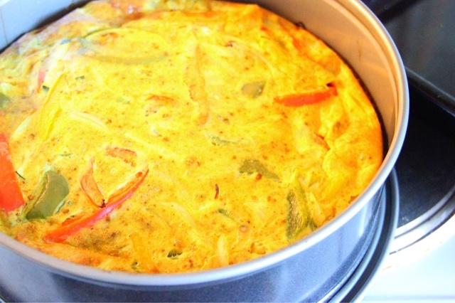 Curry veggie pie