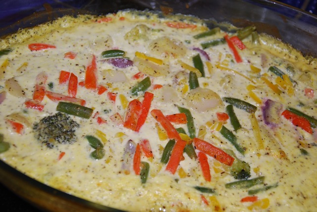 Grönsaksgratäng med smak av curry