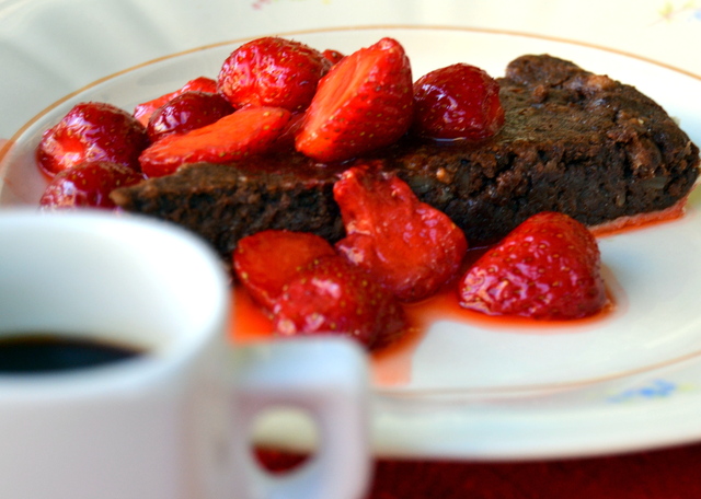 Torta di Mandorle e Cioccolata (choklad- och mandelkaka)