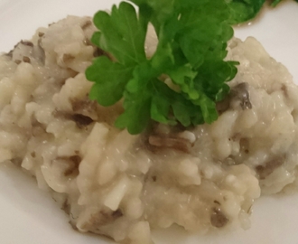 Risotto med trattkantareller