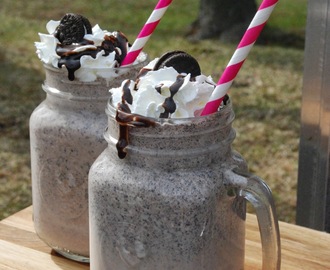 Oreo chocolate milkshake