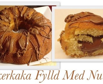 Sockerkaka Fylld Med Nutella