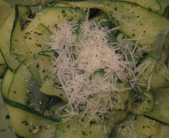 STRIMLAD ZUCCHINI - GOTT ALTERNATIV TILL PASTA