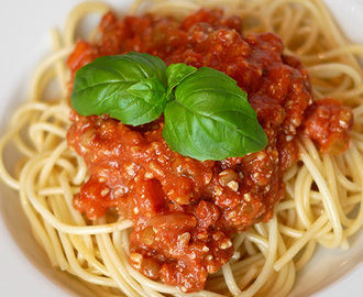 Vegetarisk Bolognese av Sigrid Barany