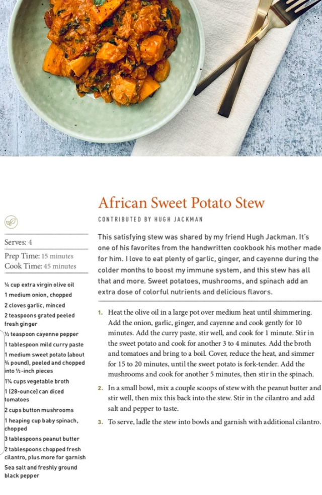 Afrian sweet potato stew