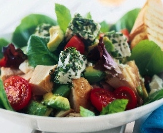 Grekisk kycklingsallad