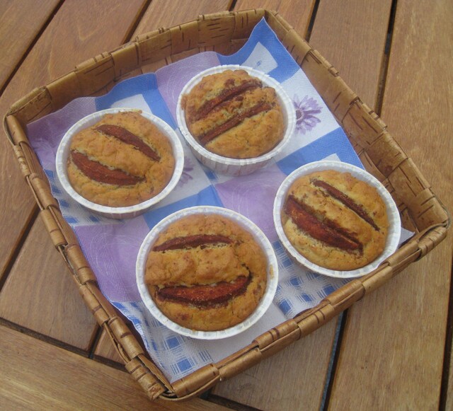 Havremuffins med äpple och kanel