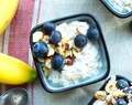 Overnight oats med banan och vanilj