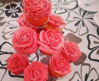 Cupcakes rosor