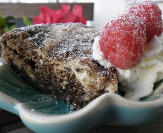 Bean chocolate cake med kaffesmak och mascarpone