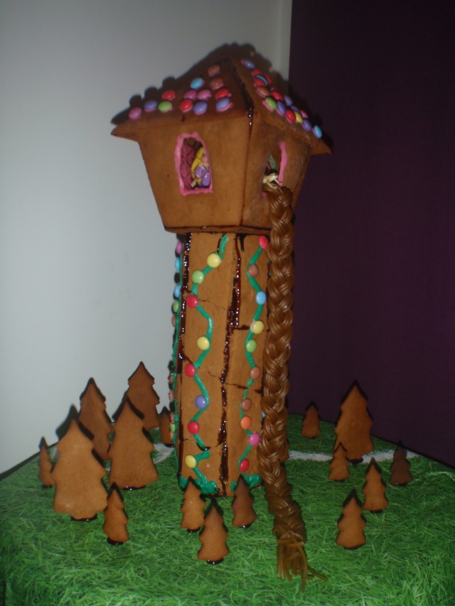Rapunzels torn i ägg- och glutenfri pepparkaka