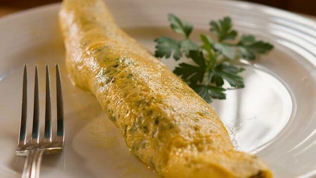 French Style Cheese Omelette 