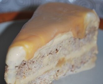 Dulce de leche glasstårta