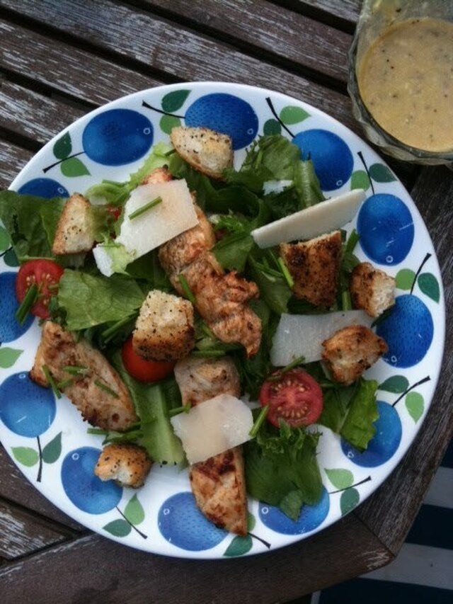 Grillad kyckling med caesarsallad