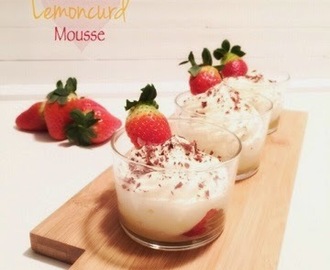 Lemon curd mousse