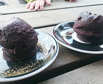 Supersnabb molten lava cake - sockerfri, glutenfri och mjölkfri