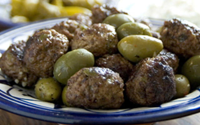 Lammbullar med oliver