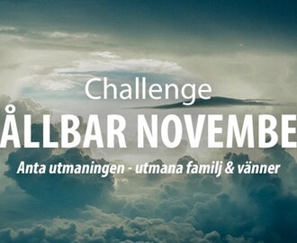 Hållbar November Challenge och vegetarisk månad