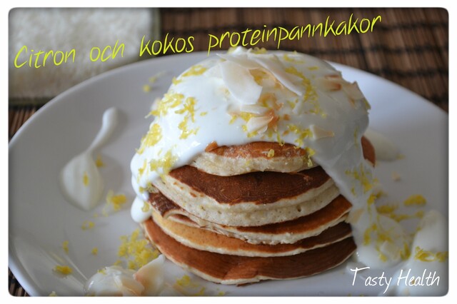 "Pannkakssöndag: Citron och kokos proteinpannkakor" och träningstips