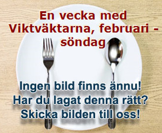 En vecka med Viktväktarna, februari - söndag