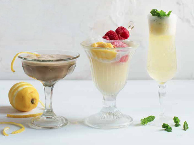 Frukt- och bärcocktail, Caffè shakerato con gelato och Groppino -> recept