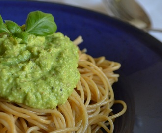 Veckans vegetariska: Pasta med ärtpesto